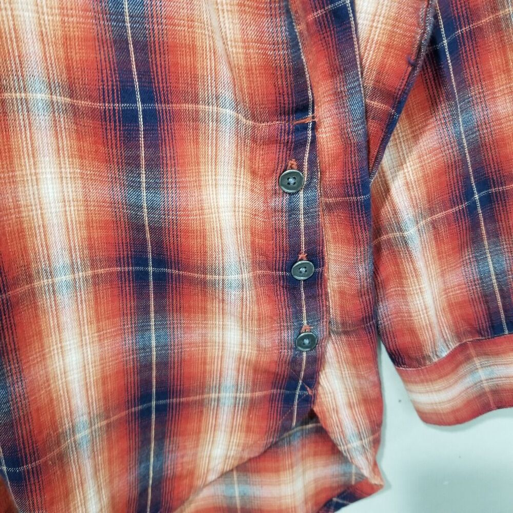 Ariat Western Shirt Womens Small Plaid Button Down Rodeo rockabilly biker - Picture 5 of 14